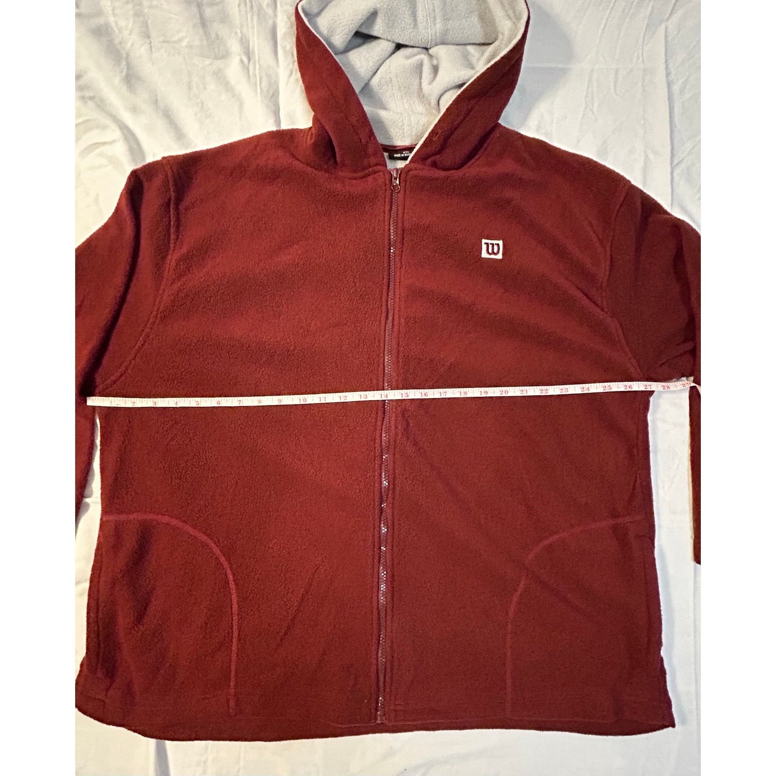 Other Wilson XXL Full-Zip Fleece Hoodie - Warm Classic Style Size US XXL / EU 58 / 5 - 5 Thumbnail