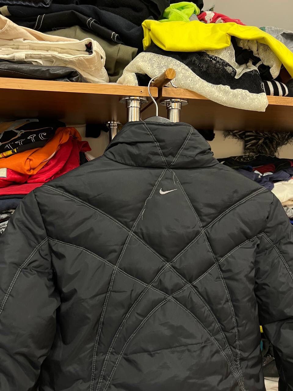 Nike Vintage Nike Puffer Bomber jacket y2k Size S / US 4 / IT 40 - 9 Thumbnail