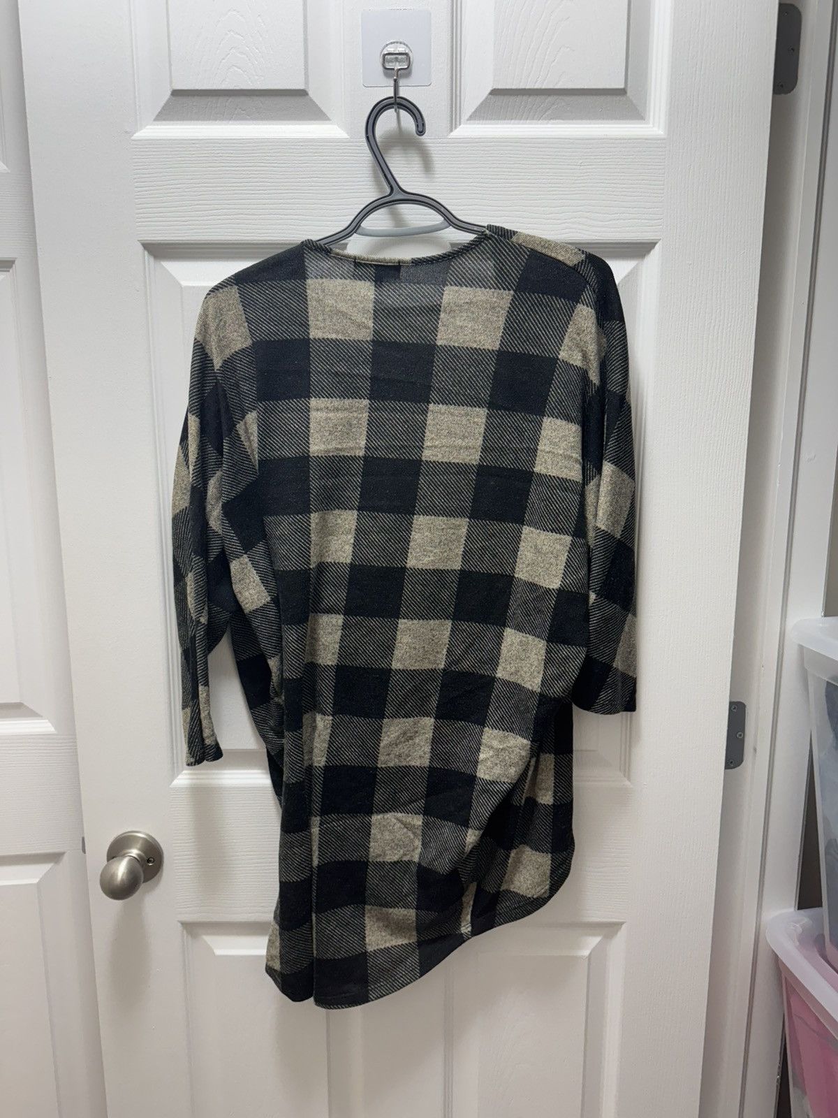 Flannel × Vintage Eclipse Flannel Cardigan 3/4 Sleeve Avant Garde Twilight Size S / US 4 / IT 40 - 1 Thumbnail