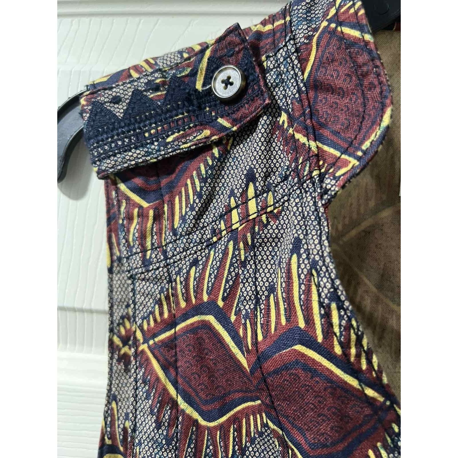 Anthropologie Anthropologie Vest Belt Aztec Size M Cotton A001605 Size M / US 6-8 / IT 42-44 - 5 Thumbnail