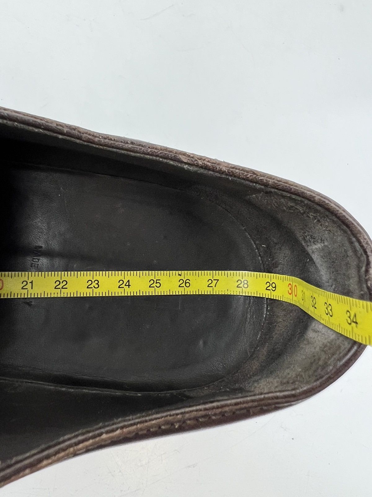 Fendi FENDI Derby Leather Shoes Lace Up Wingtip Logo Brown Men’s Size US 8 / EU 41 - 22 Thumbnail