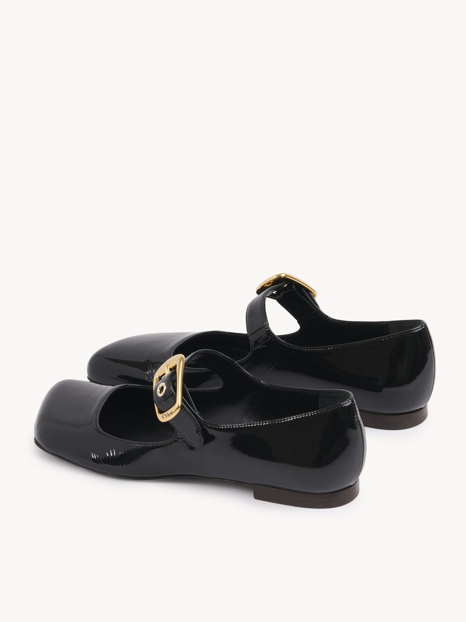 Chloe oc11z0525 Polly Ballerina in Black Size US 9 / IT 39 - 4 Thumbnail