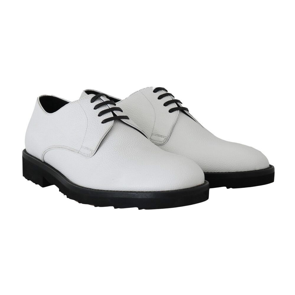 Dolce & Gabbana Dolce & Gabbana Elegant White Formal Leather Shoes Size US 6 / EU 39 - 4 Thumbnail