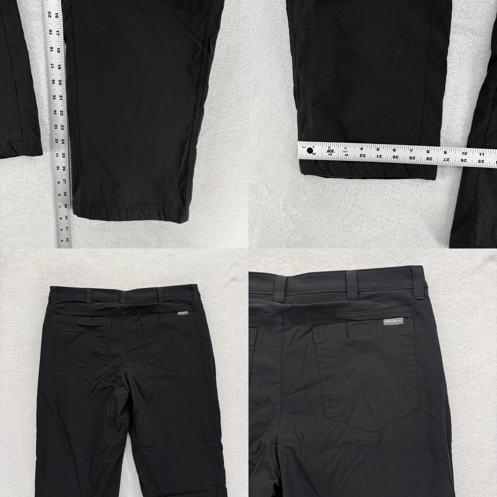 Eddie Bauer Eddie Bauer Fleece Lined Tech Pants Mens 36x30 Black Hiking Snow Winter Warm Cargo Regular Pants Mens Black Fleece Lined Tech Pants Size US 36 / EU 52 - 8 Thumbnail