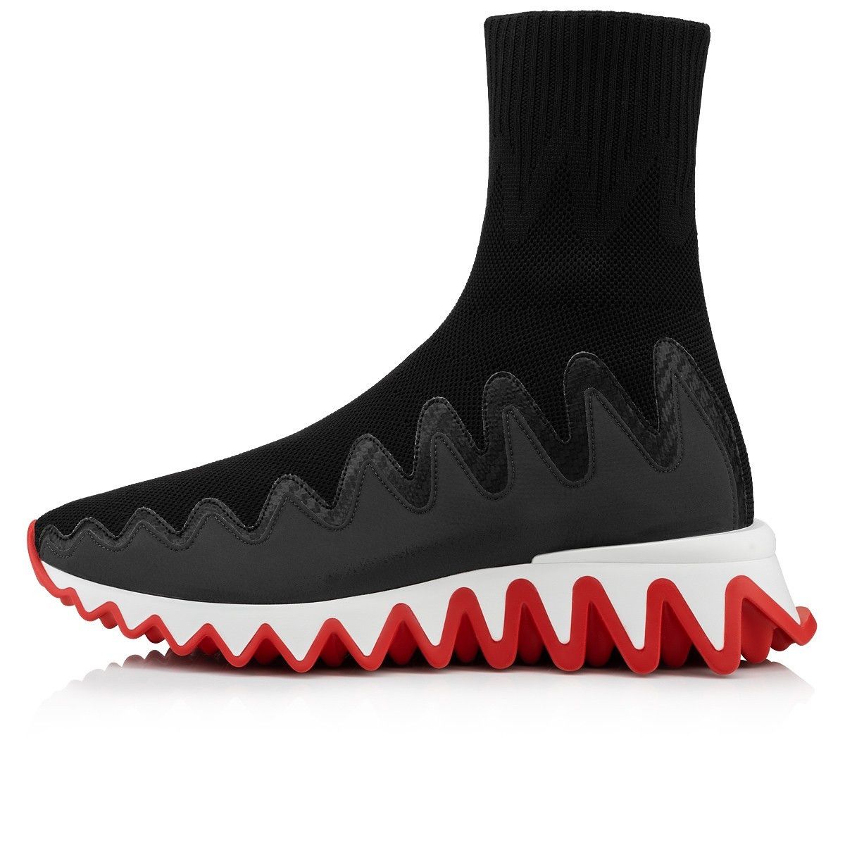 o1s1wg110325 Sharky Sock in Black