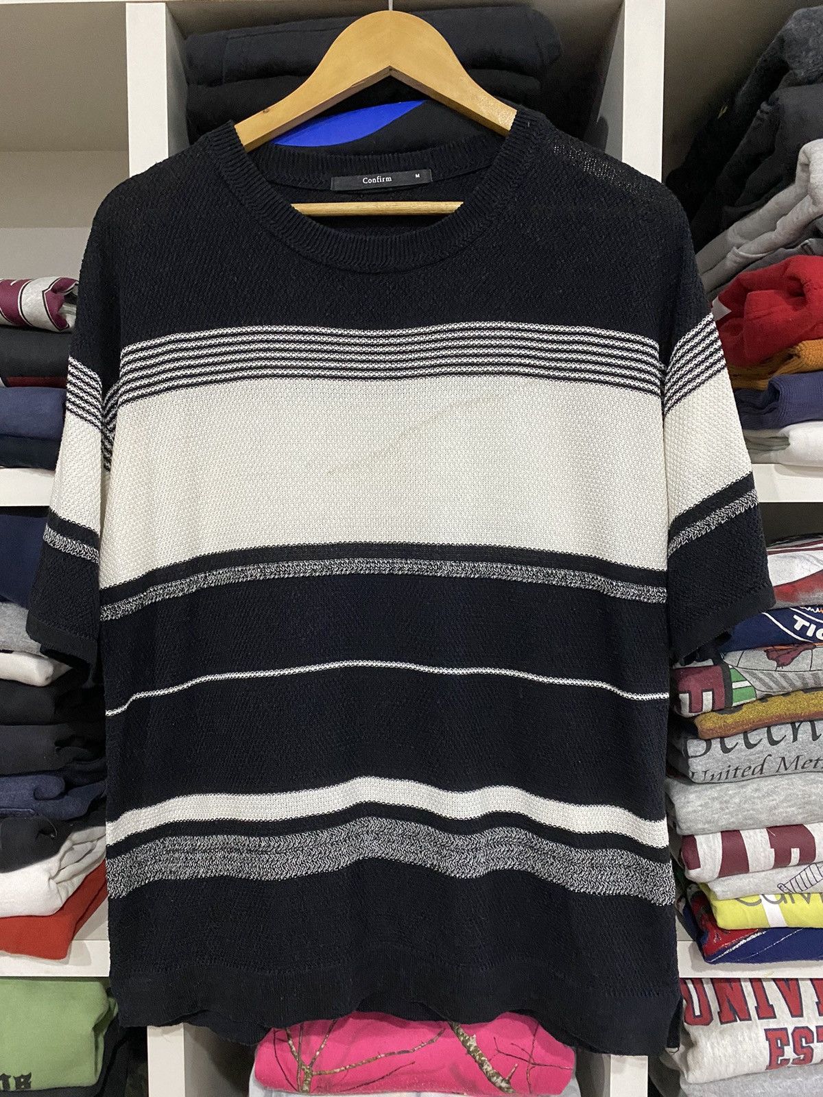 Japanese Brand Confirm Stripe Tee Size US M / EU 48-50 / 2 - 2 Thumbnail
