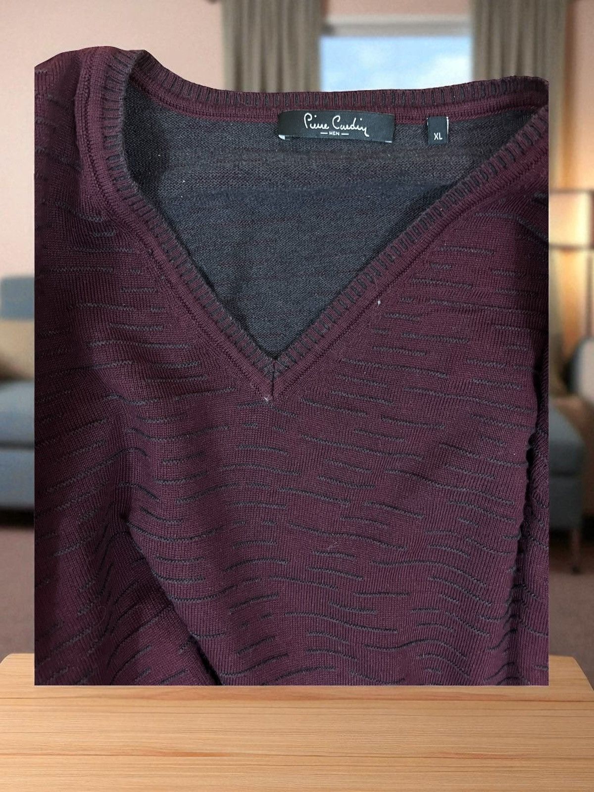 Pierre Cardin Pierre Cardin burgundy pull size L Size US L / EU 52-54 / 3 - 5 Thumbnail