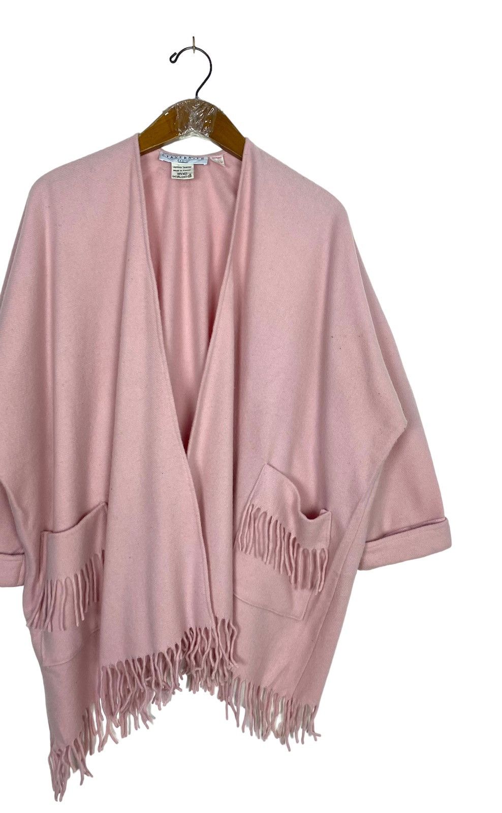 Vintage Rare‼️Vtg L. Tavernier Paris Cloak Poncho Shawl Wrap France Size ONE SIZE - 2 Thumbnail