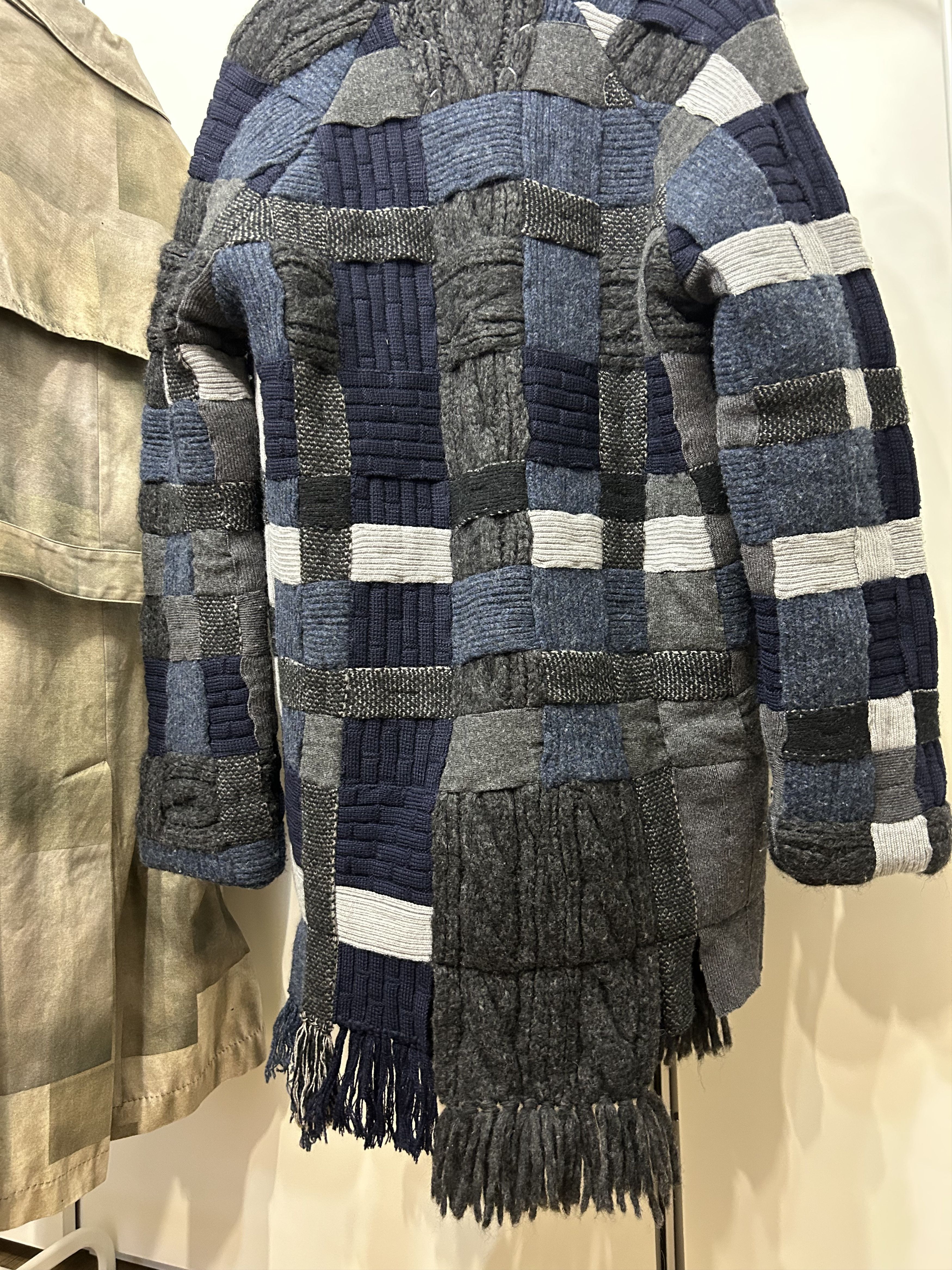 Maison Margiela MAISON MARGIELA Artisanal Scarf-Knit Cowichan Cardigan Size US M / EU 48-50 / 2 - 5 Thumbnail