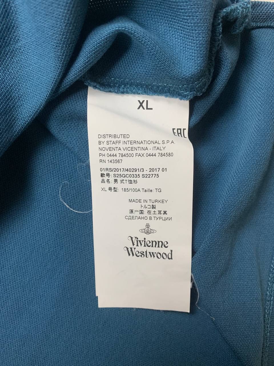 Vivienne Westwood Vivienne Westwood luxury polo light blue shirt Size XL Size US XL / EU 56 / 4 - 5 Thumbnail