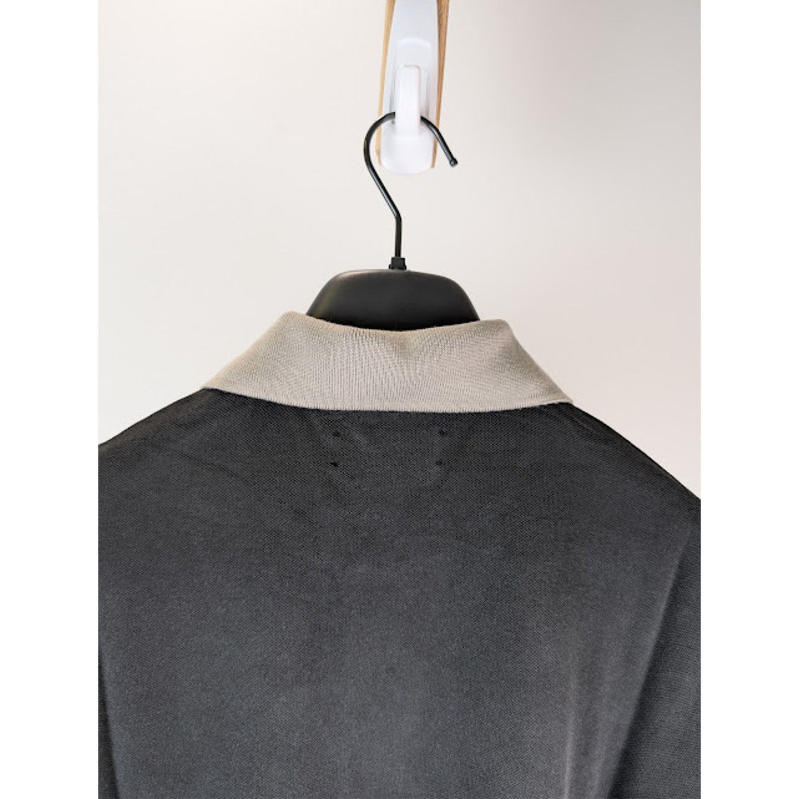 Amiri o1rshd1 Vintage Oversized Short-Sleeved Polo Shirt in Black Size US XL / EU 56 / 4 - 16 Thumbnail