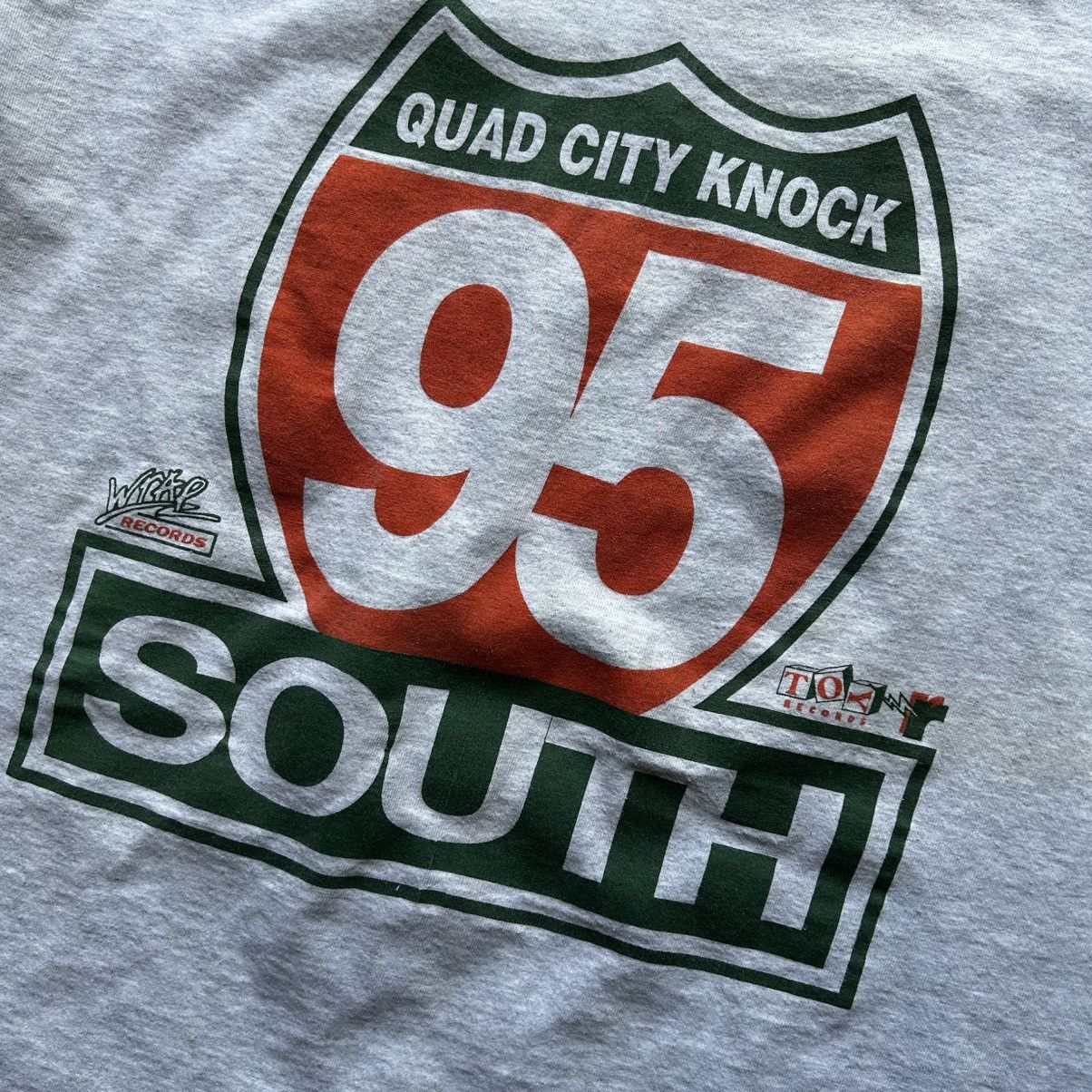 Vintage 1990’s Vintage Quad City Knock 95 tee Size US XL / EU 56 / 4 - 4 Thumbnail