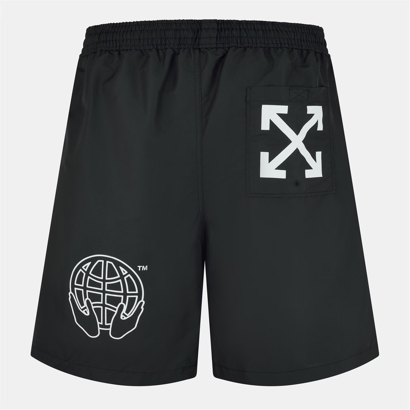 Off-White o1g2r1mq0326 Swim Shorts in Black Size US 32 / EU 48 - 2 Thumbnail