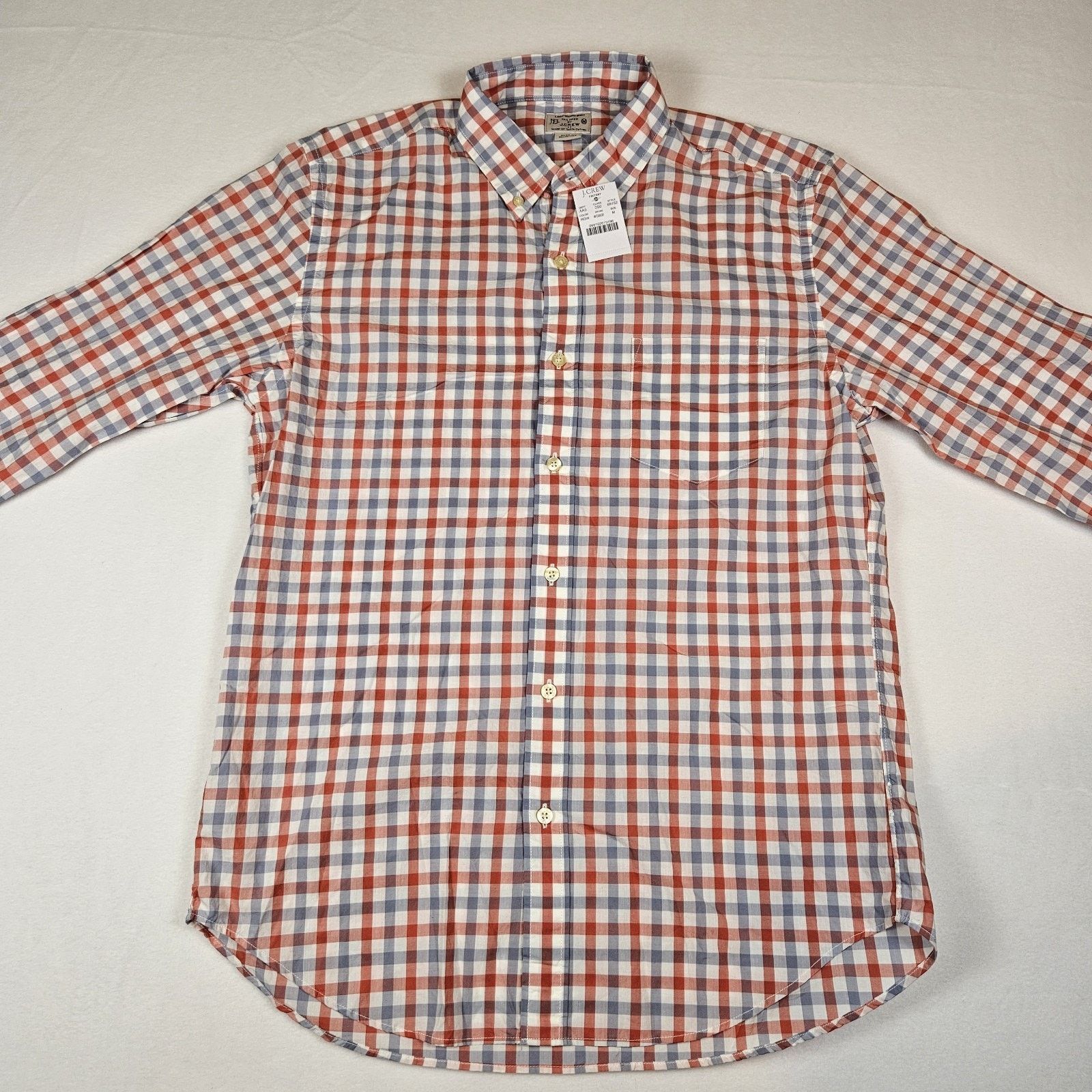 J.Crew J.Crew Button Down Mens M Gingham Shirt Size US M / EU 48-50 / 2 - 3 Thumbnail