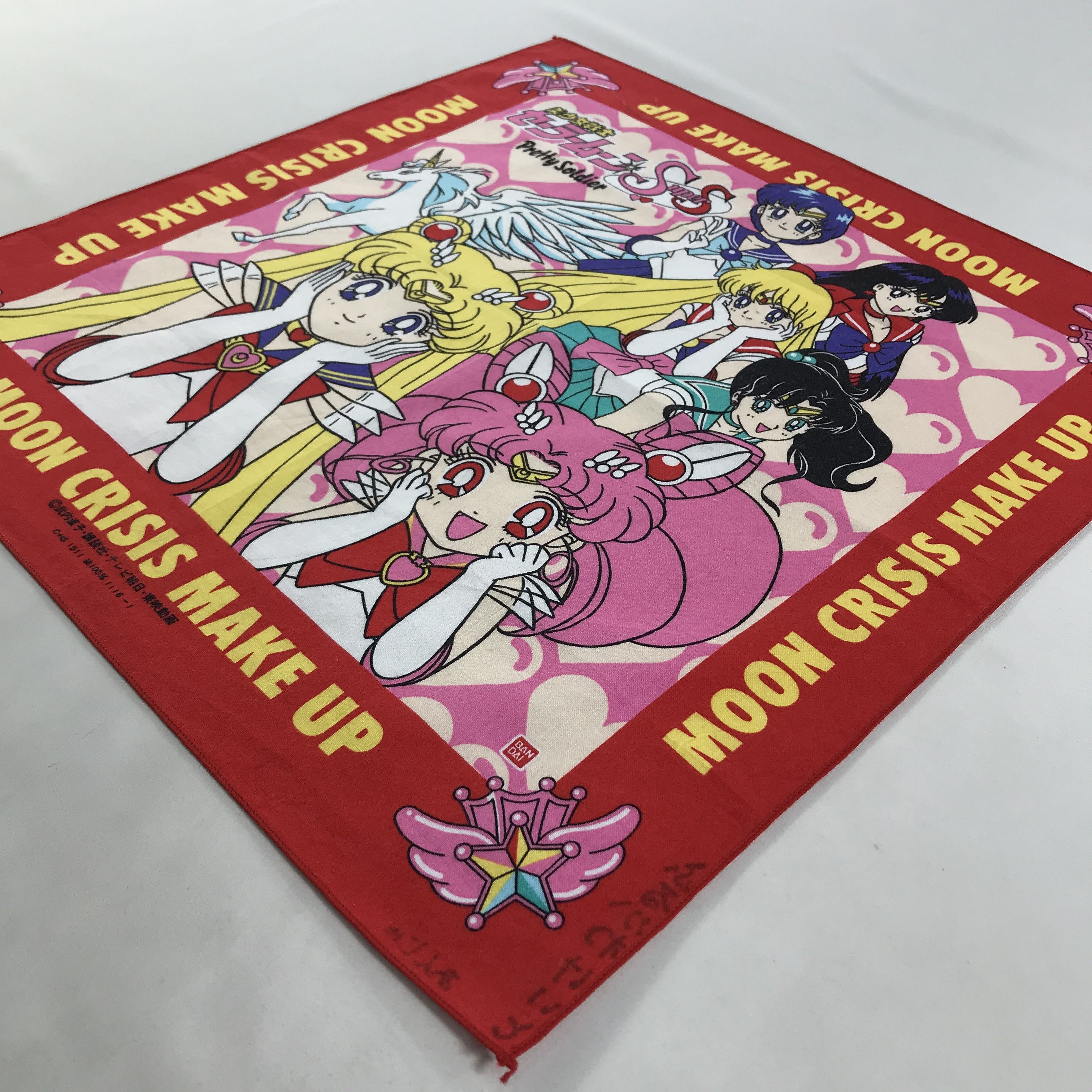 Anime × Japanese Brand × Vintage Sailor Moon Bandana / Handkerchief / Neckerchief -S1870 Size ONE SIZE - 2 Thumbnail