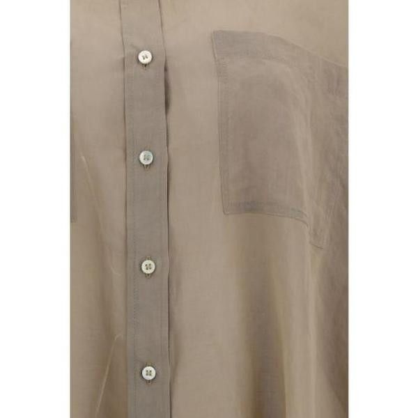 Brunello Cucinelli o1mle0325 Monili Embroidered Blouse in Sand Size XS / US 0-2 / IT 36-38 - 4 Thumbnail
