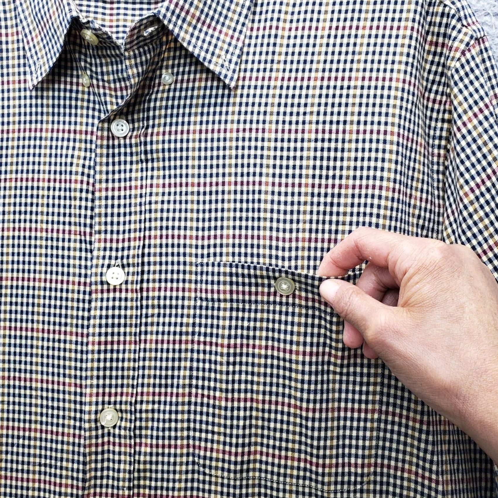 Orvis Orvis Casual Shirt Mens XL Multi Checkered Pockets Long Sleeve Button-Down Collar Size US XL / EU 56 / 4 - 3 Thumbnail