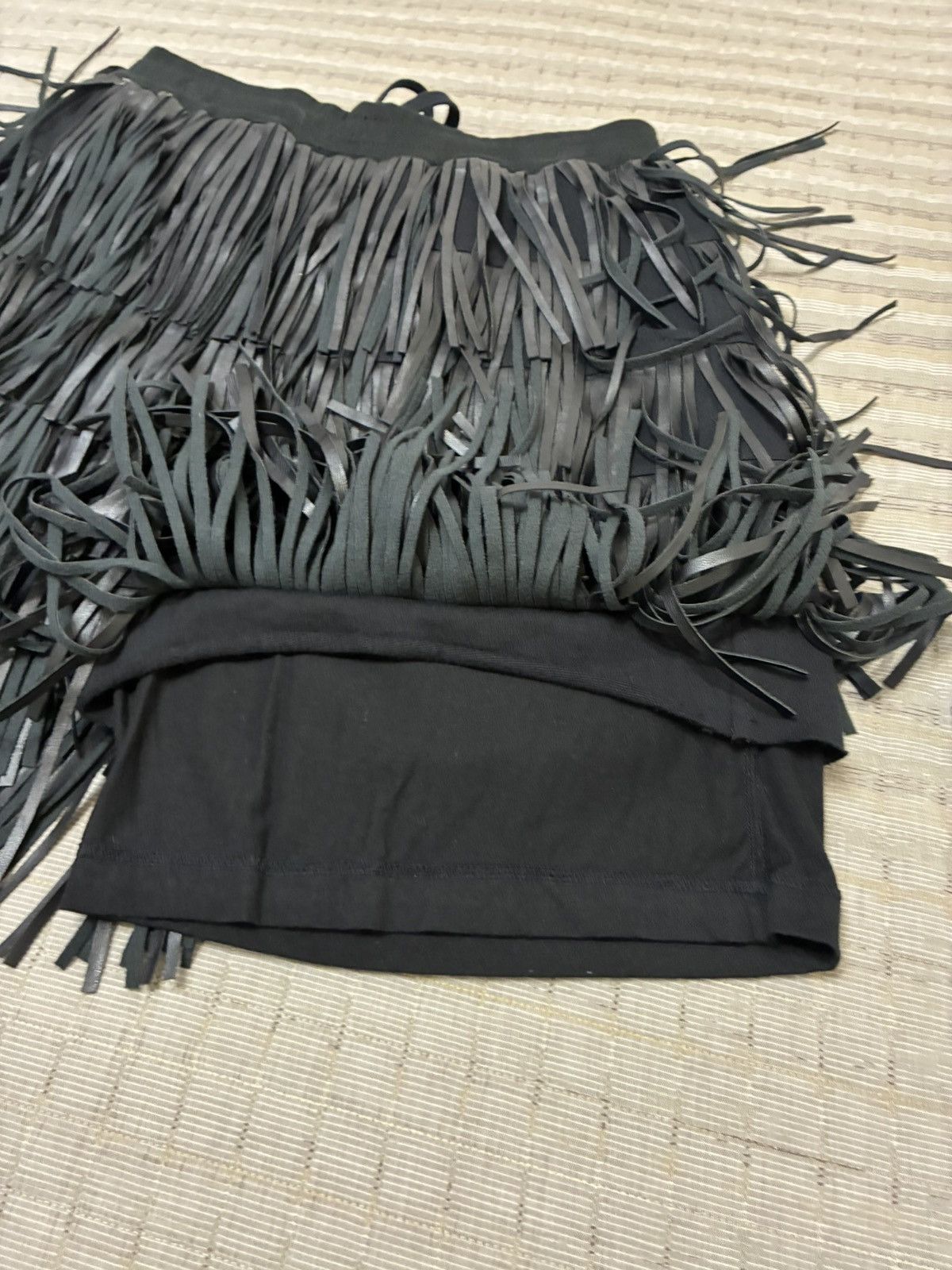 KTZ Black Fringe Shorts Size US 32 / EU 48 - 5 Thumbnail