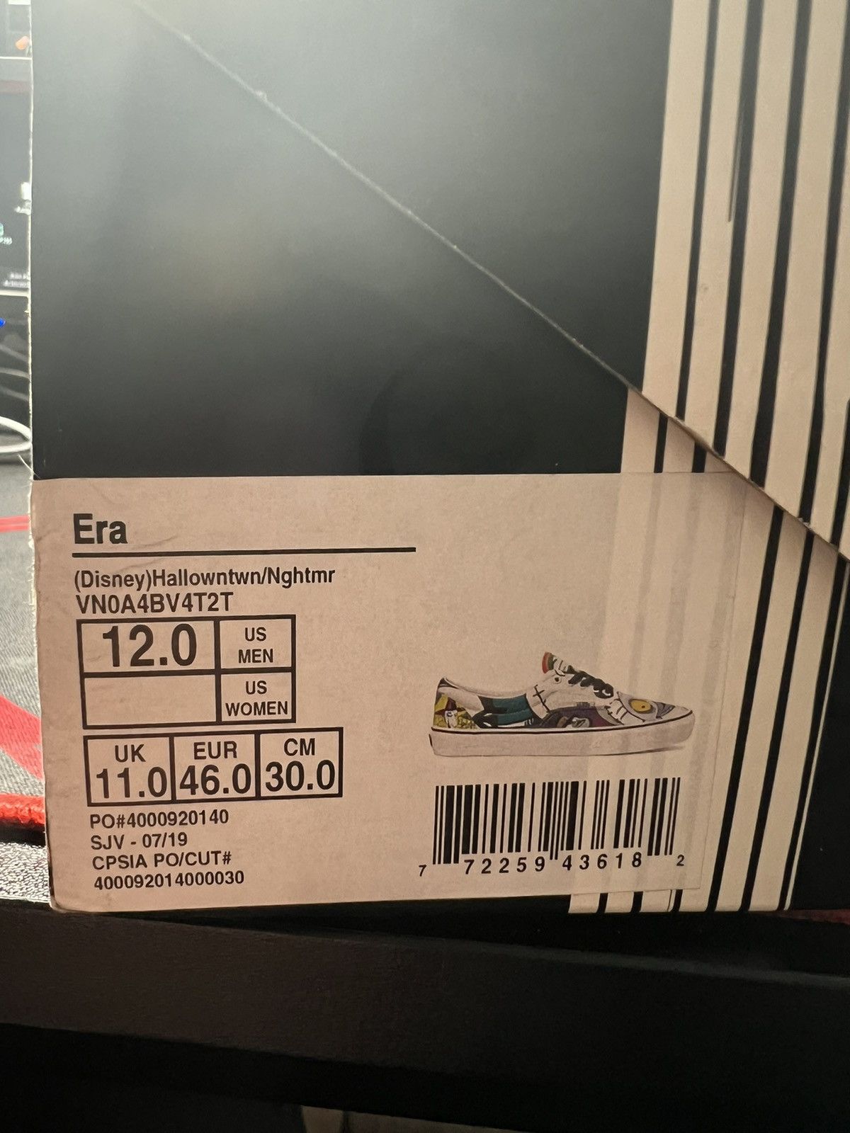 Disney × Vans Vans Off the Wall Nightmare Before Christmas Size 12. 721356 Size US 12 / EU 45 - 11 Thumbnail