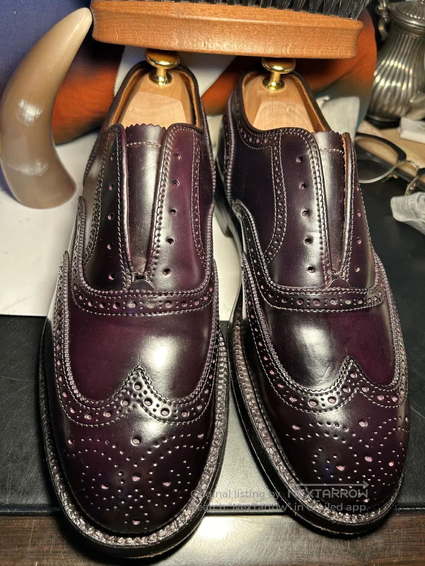 Alden Alden 974 Brogue Oxford Shoes. Size US 7.5 / EU 40-41 - 2 Thumbnail