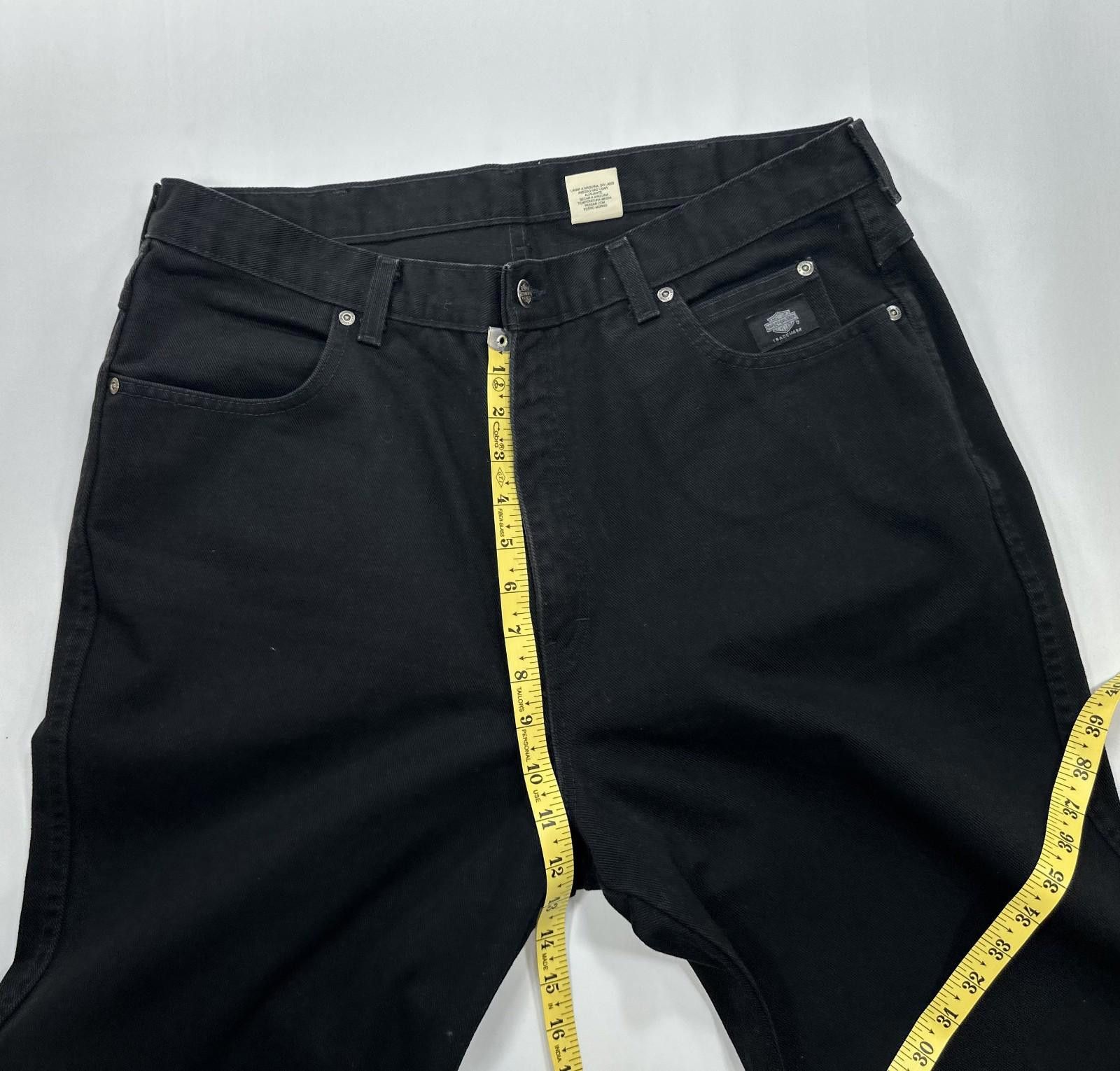Harley Davidson Harley Davidson Vintage Straight Denim Jeans Black Men 38/32 Size US 38 / EU 54 - 6 Thumbnail