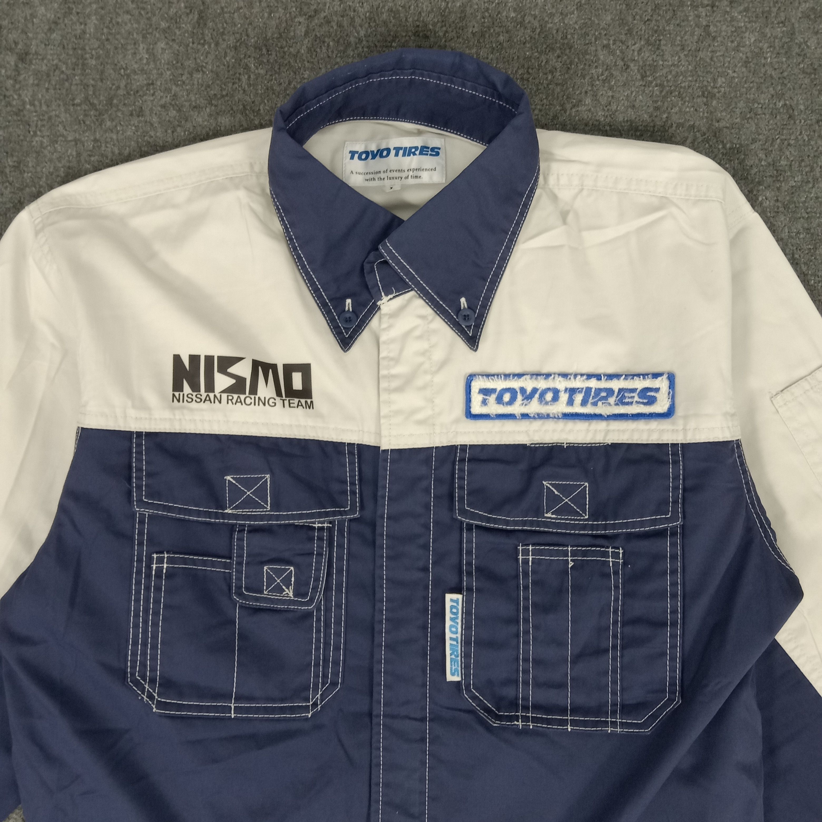 Japanese Brand × Vintage Toyo Tires Nismo Nissan Japanese Racing Team Coverall Jacket Size US M / EU 48-50 / 2 - 7 Thumbnail