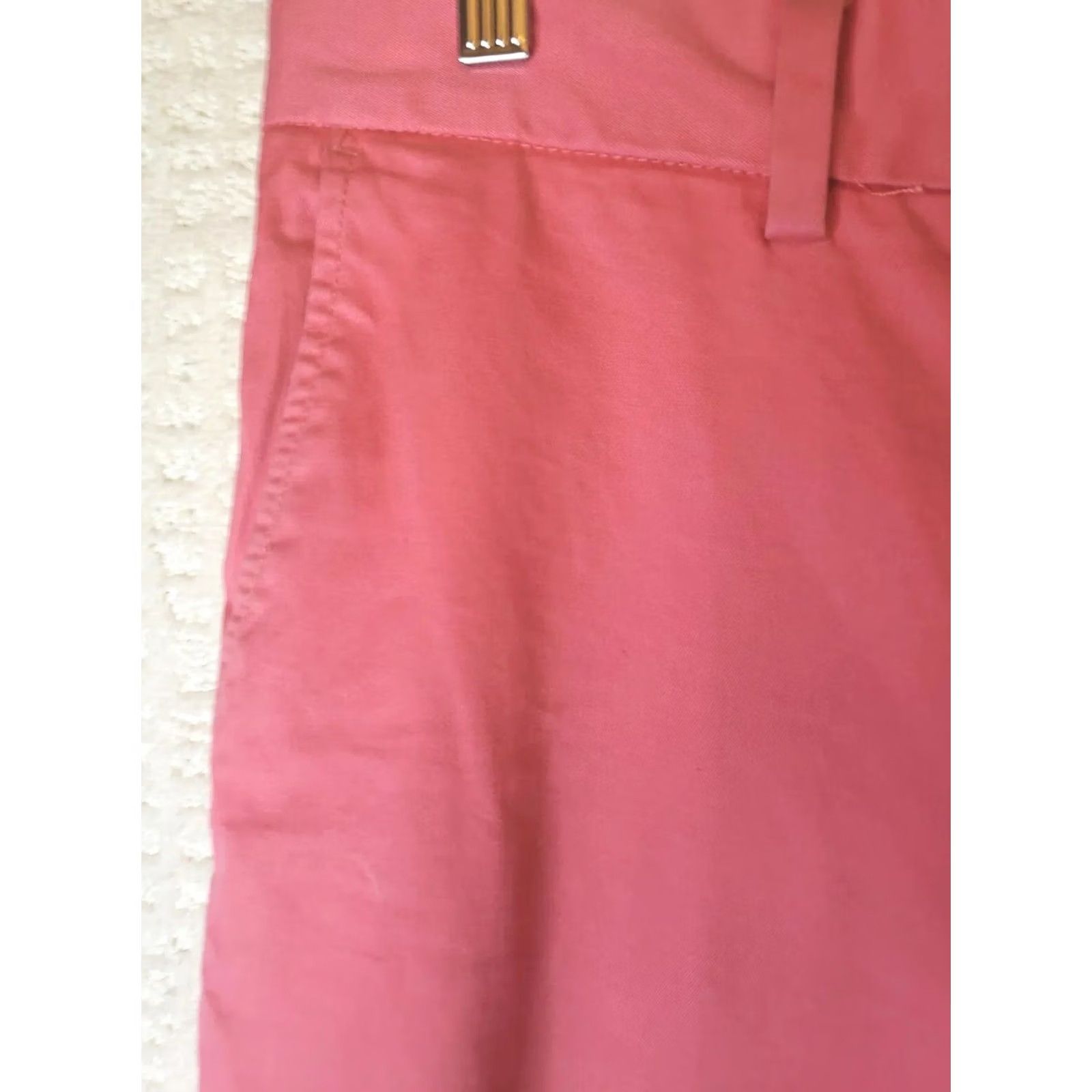 Vineyard Vines VINEYARD VINES Breaker Pants Mens 34x30 Pink Slim Fit Flat Front Stretch Chino Modern Classic Size US 34 / EU 50 - 6 Thumbnail