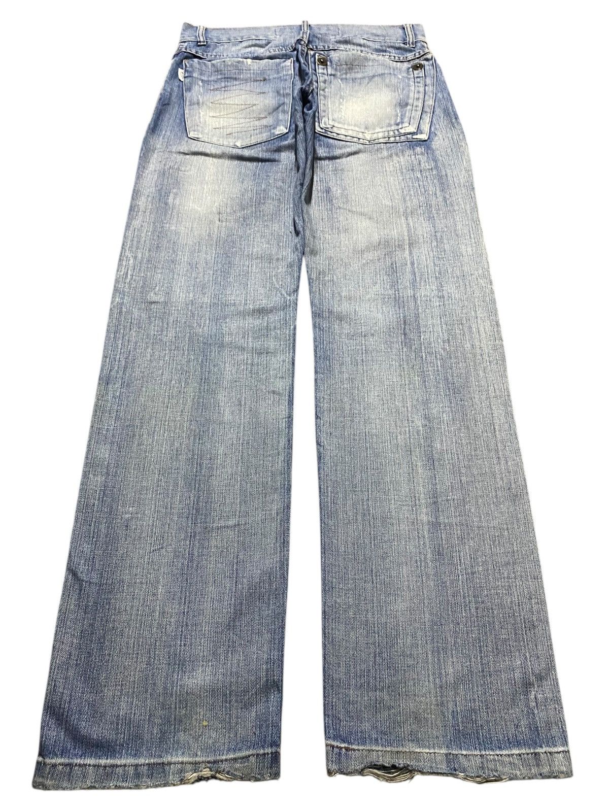 Japanese Brand Vintage Japanese Brand Faded Wash Front Pocket Distressed Size US 34 / EU 50 - 2 Thumbnail