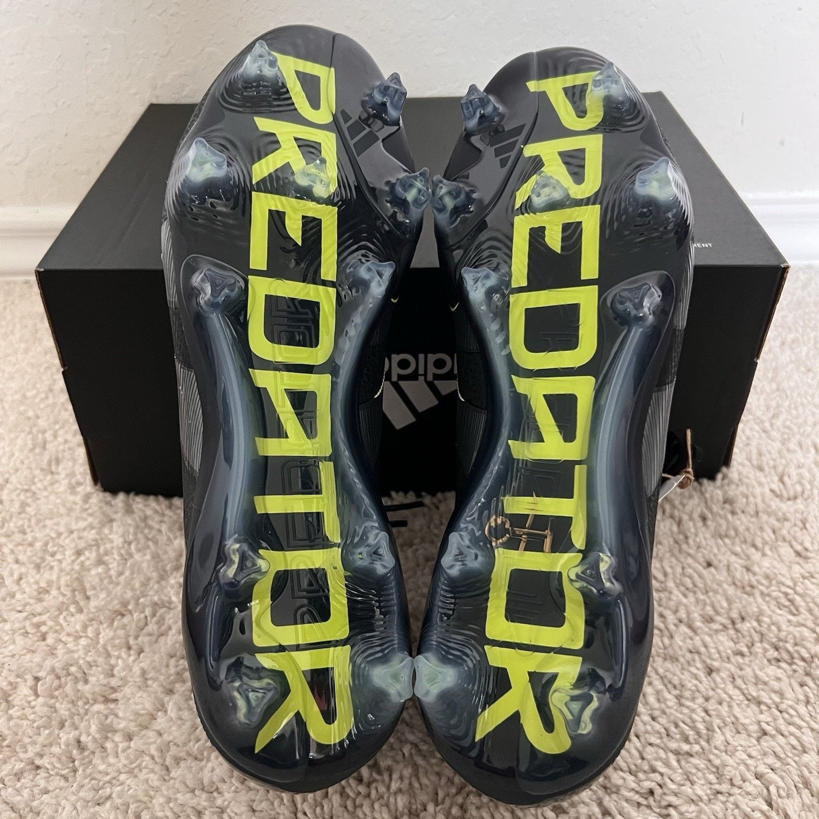 Adidas Adidas Predator Elite FG Electric Stealth Pack Cleats 7.5 Size US 7.5 / EU 40-41 - 8 Thumbnail