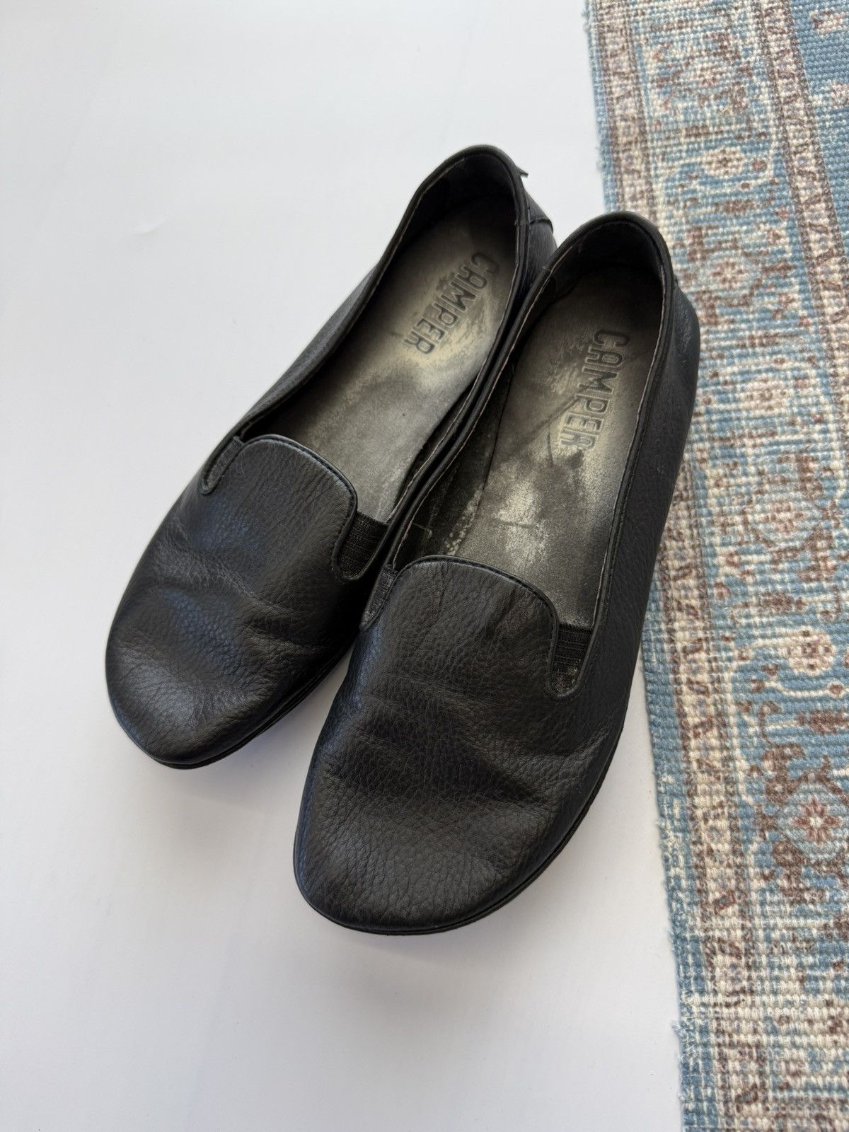 Camper Camper Avant Garde Black Leather Flag Ballet Size 40 Size US 10 / IT 40 - 9 Thumbnail