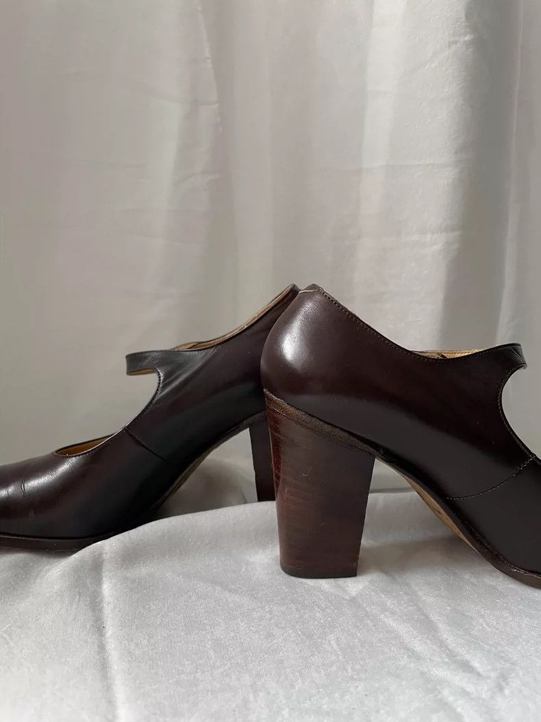 Comme des Garcons Comme des Garçons Medieval women's brown leather high-heele Size US 6 / IT 36 - 4 Thumbnail