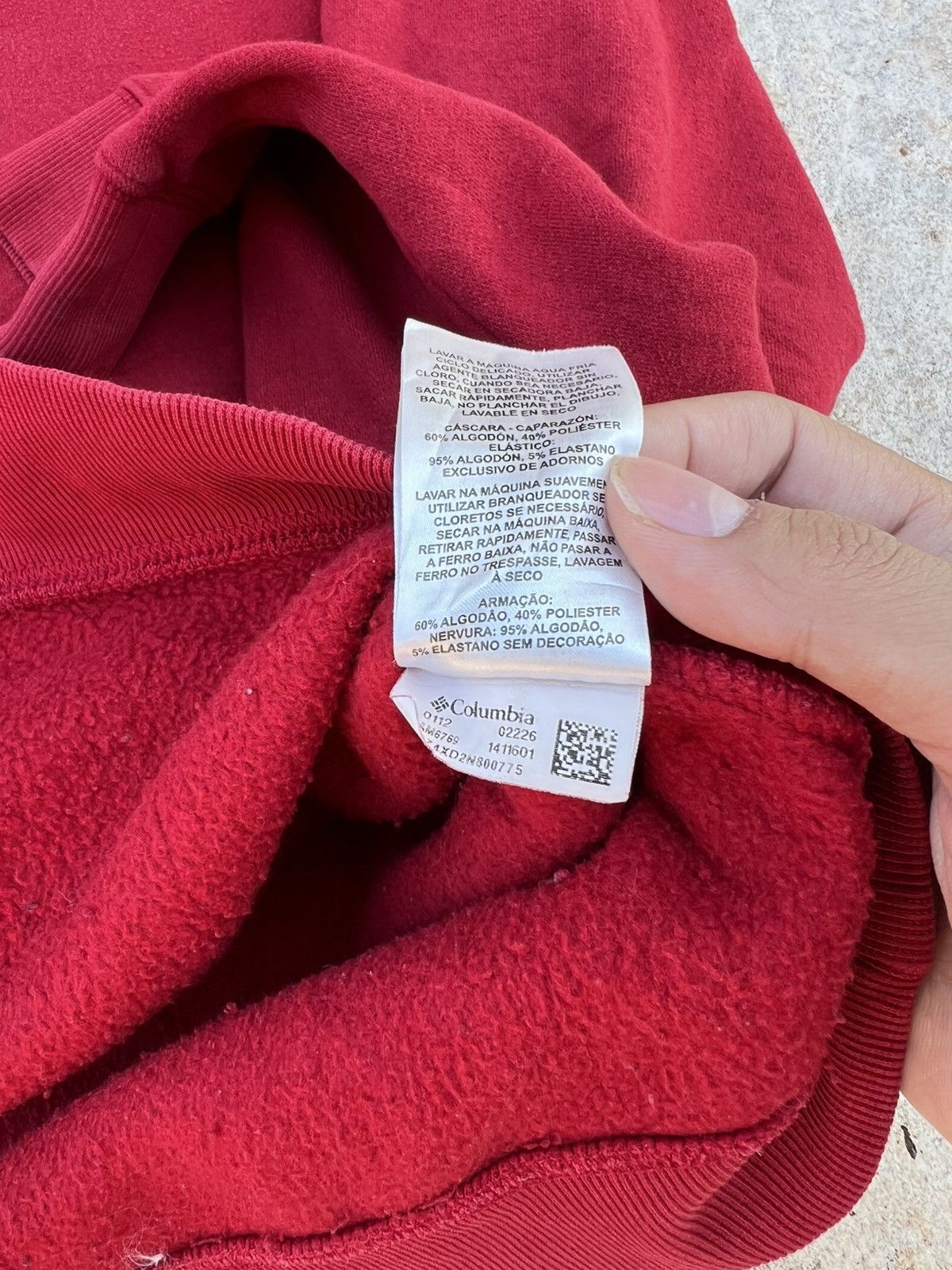 Columbia Columbia Red Crewneck Size US XL / EU 56 / 4 - 9 Thumbnail