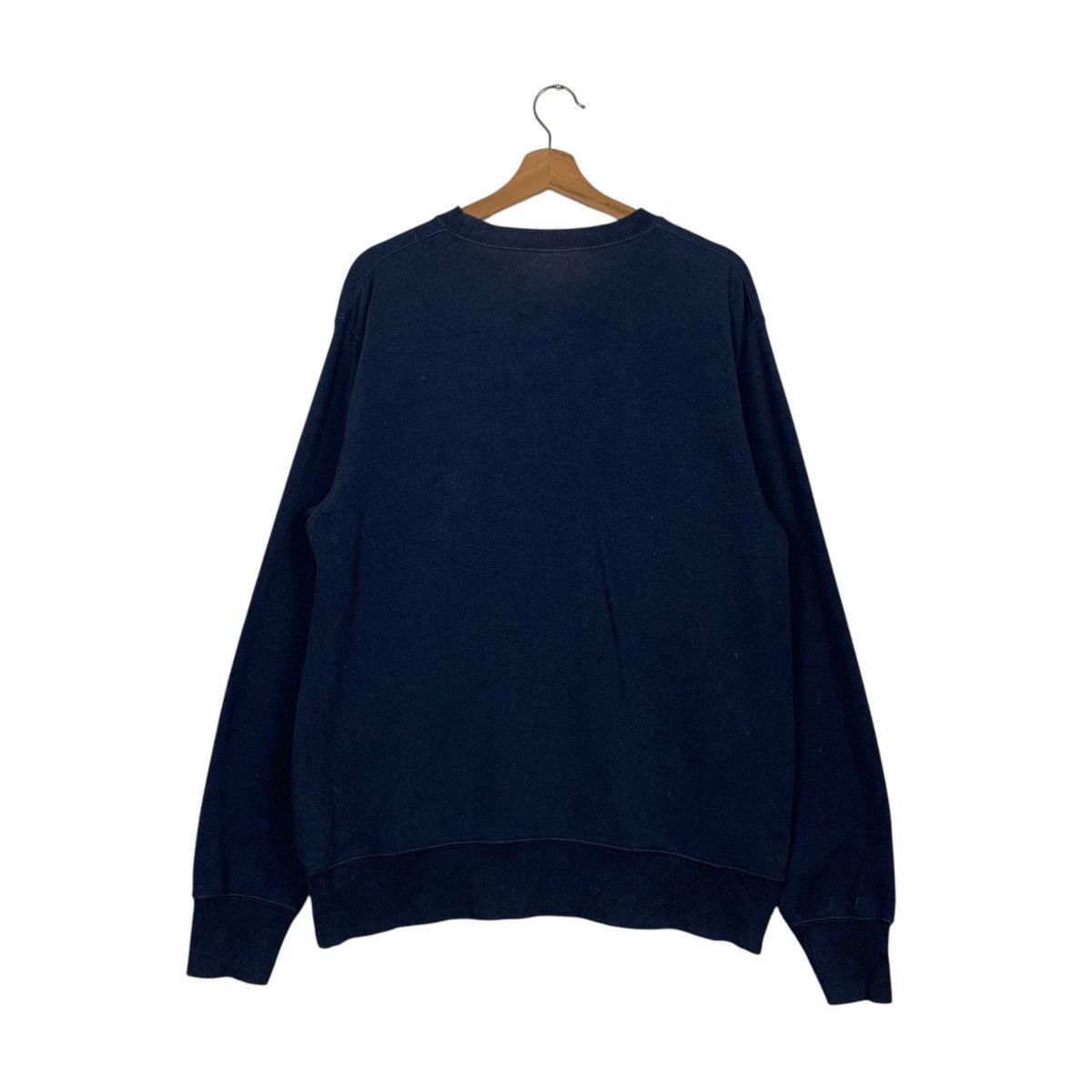 Lee LEE Box Logo Navy Blue Crewneck Sweatshirt #1682-C75 Size US L / EU 52-54 / 3 - 7 Thumbnail