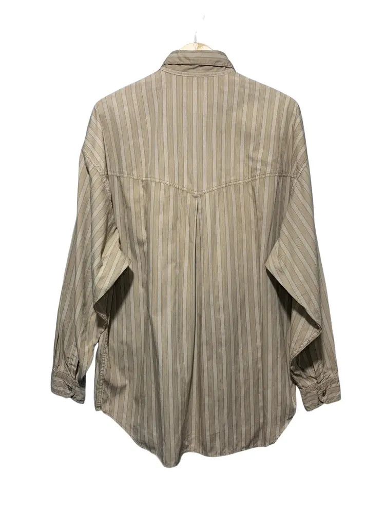 Versace Versace jeans couture oversized striped button down shirt Size US L / EU 52-54 / 3 - 11 Thumbnail