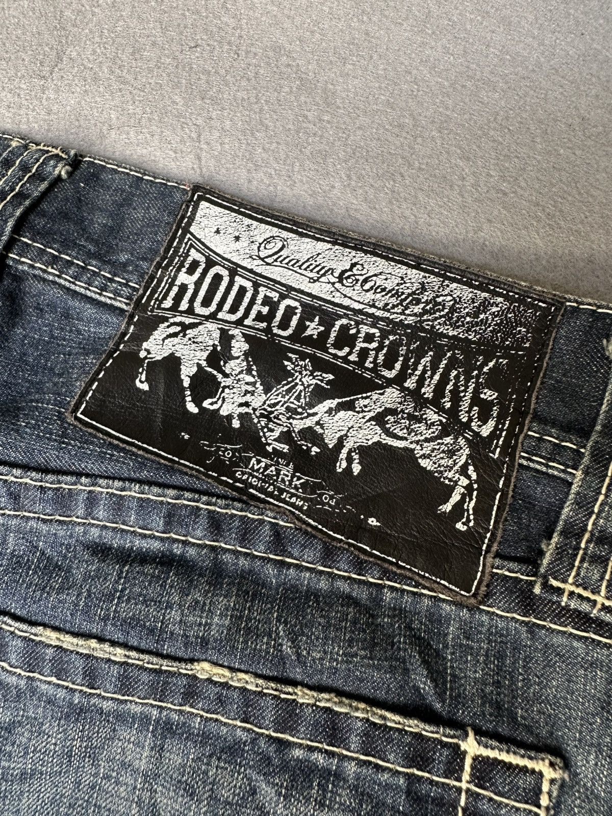 Japanese Brand FLARE Rodeo Crown Japan Low Rise Denim Size US 30 / EU 46 - 16 Thumbnail