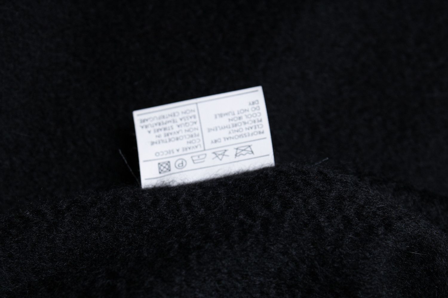 Salvatore Ferragamo Salvatore Ferragamo, Sleeved black cashmere cape Size ONE SIZE - 5 Thumbnail