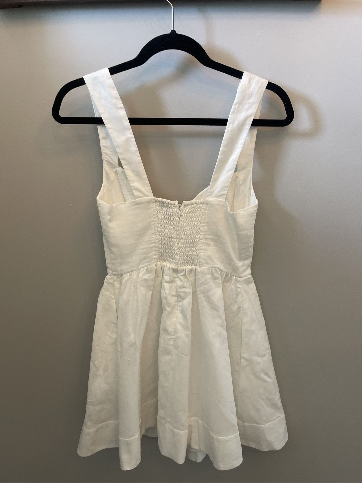 MILLY Milly white mini dress Size S / US 4 / IT 40 - 4 Thumbnail