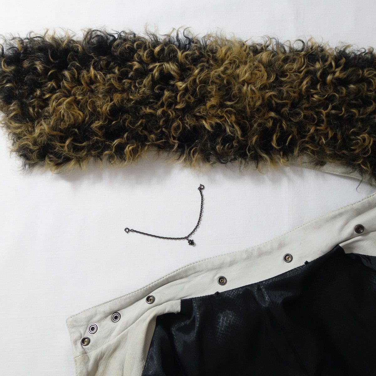 5351 POUR LES HOMMES 5351 Schorl Real Fur Lamb Leather Riders Jacket Python vkei Size US S / EU 44-46 / 1 - 15 Thumbnail