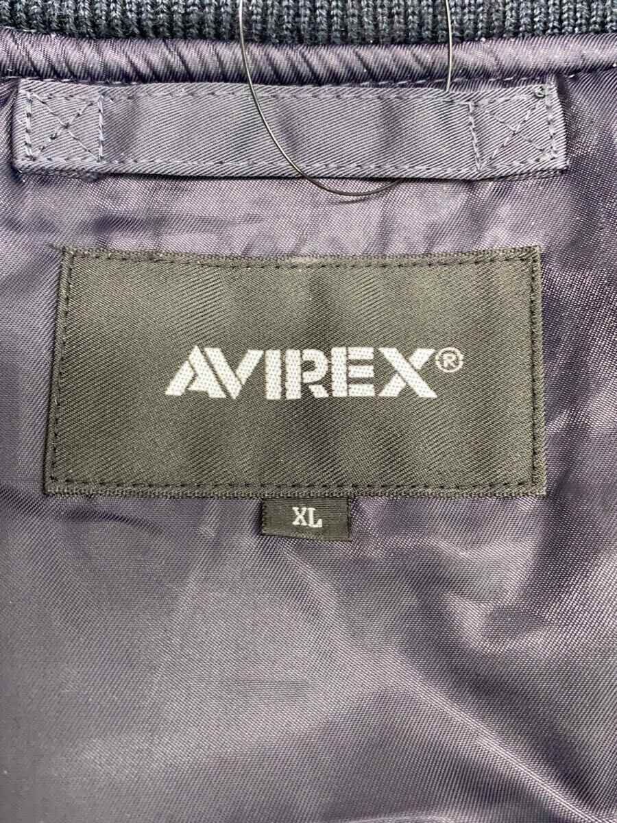 Avirex Avirex X-15 Open Bottom Ma-1 Nylon Flight Jacket Navy Size US XL / EU 56 / 4 - 3 Thumbnail