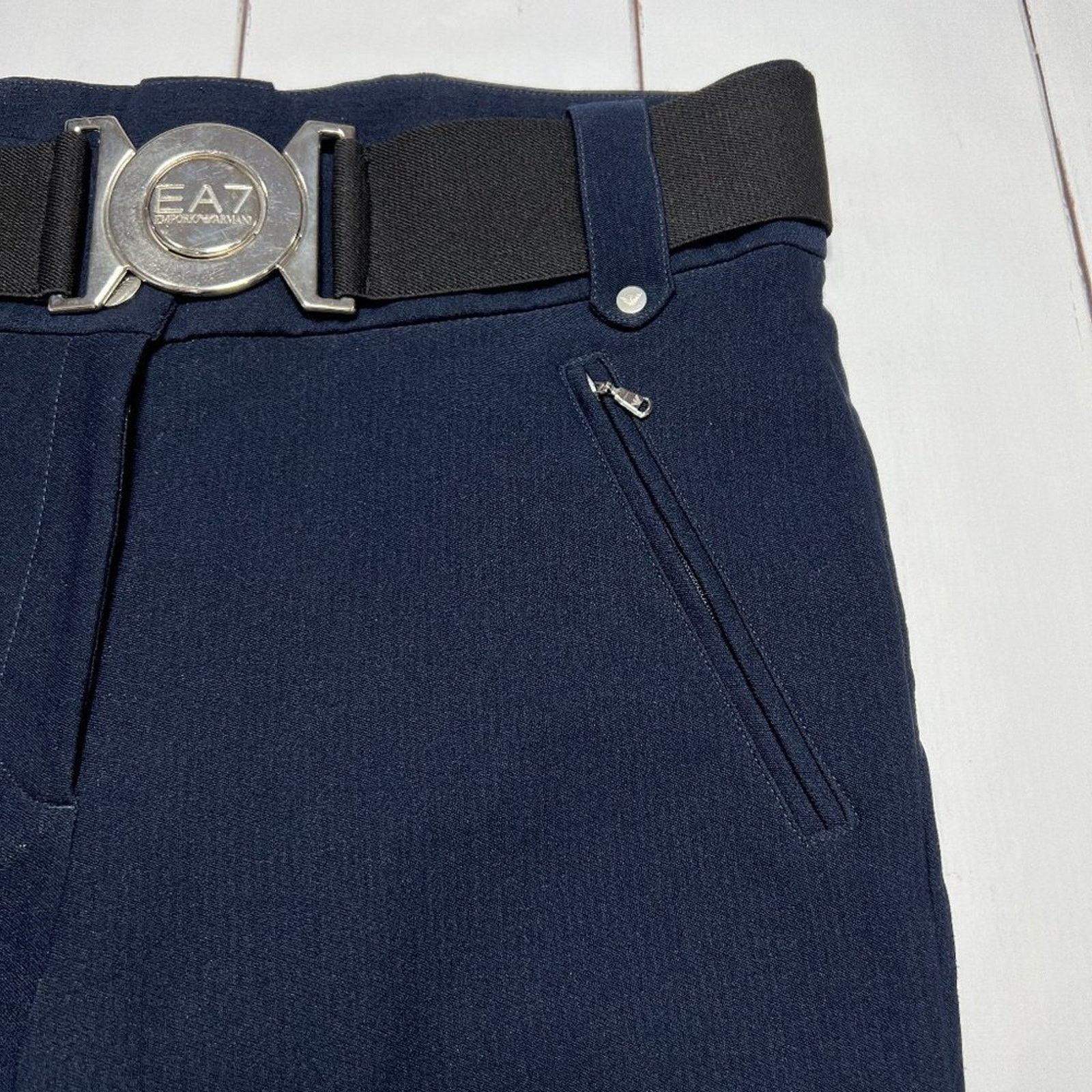Emporio Armani Emporio Armani EA7 Navy Stirrup Riding Pants Size L Size 33" - 9 Thumbnail