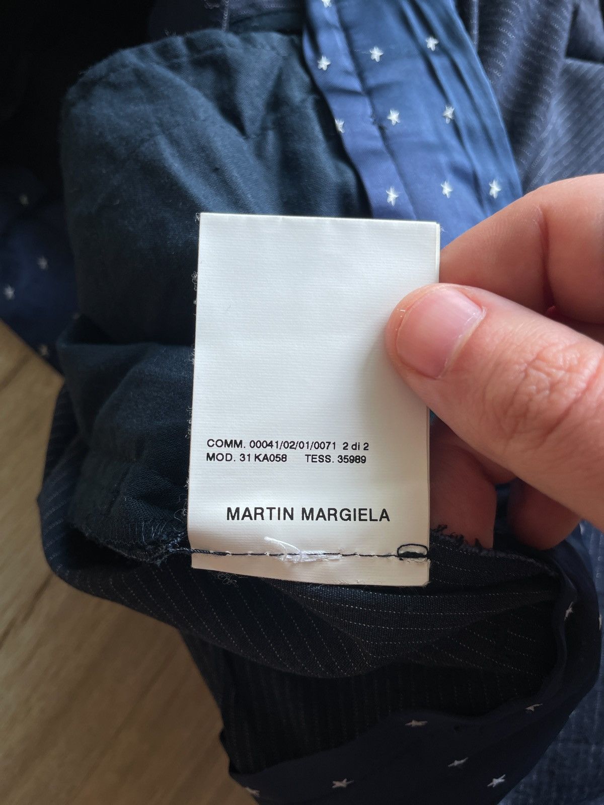Maison Margiela Maison margiela spring 2007 Wool stapled lining trousers Size US 30 / EU 46 - 8 Thumbnail