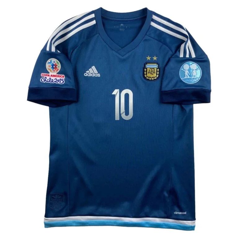 Adidas Argentina 2015-16 Adidas away Messi football jersey size S Size US S / EU 44-46 / 1 - 2 Thumbnail