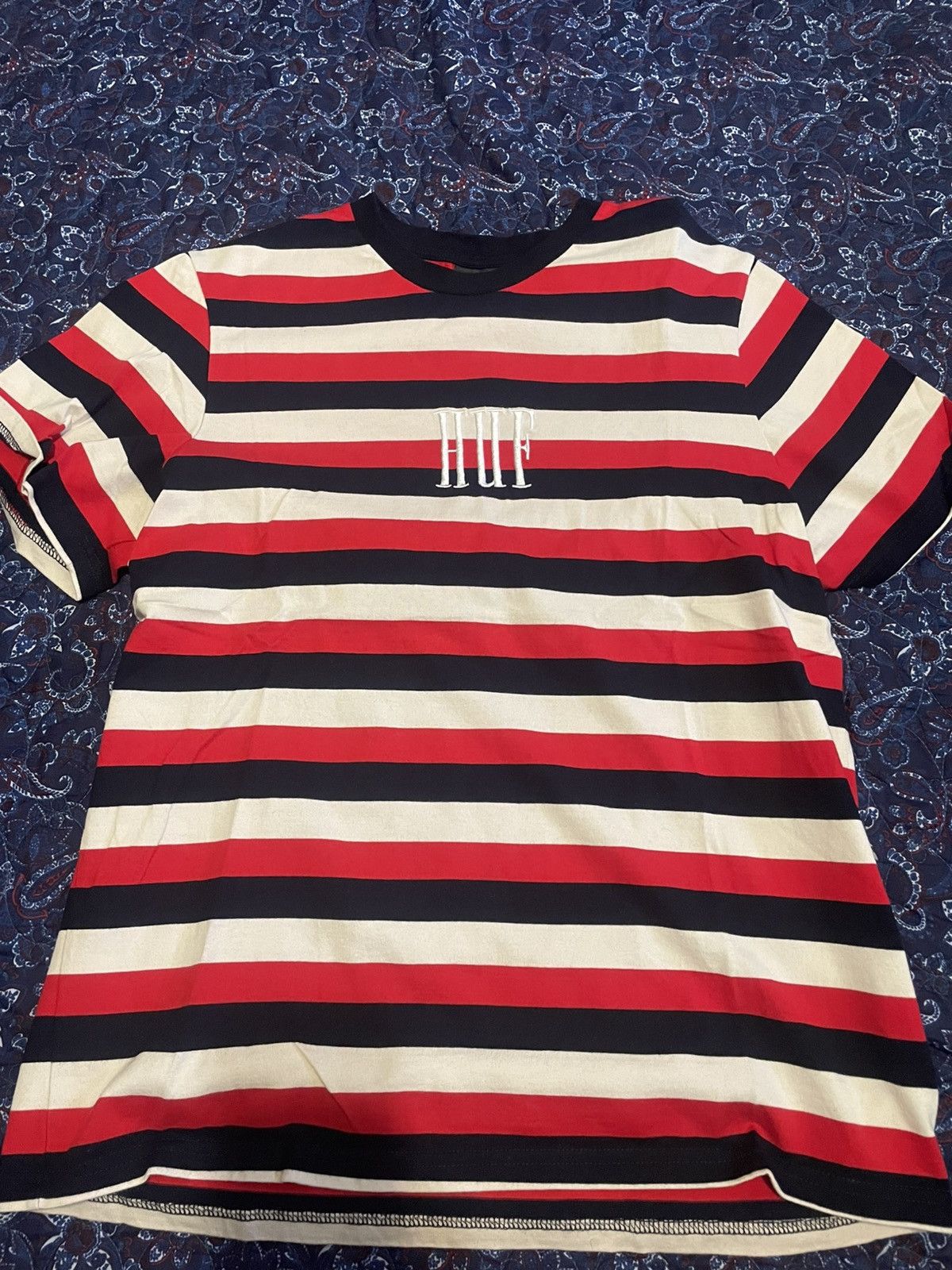 Huf Huf Striped Tee Size US L / EU 52-54 / 3 - 1 Thumbnail