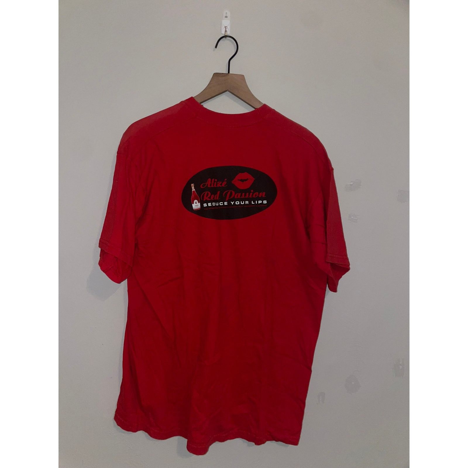 Vintage Vintage Red Passion Shirt Alize De France Drink Tee 90s XL Size US XL / EU 56 / 4 - 7 Thumbnail