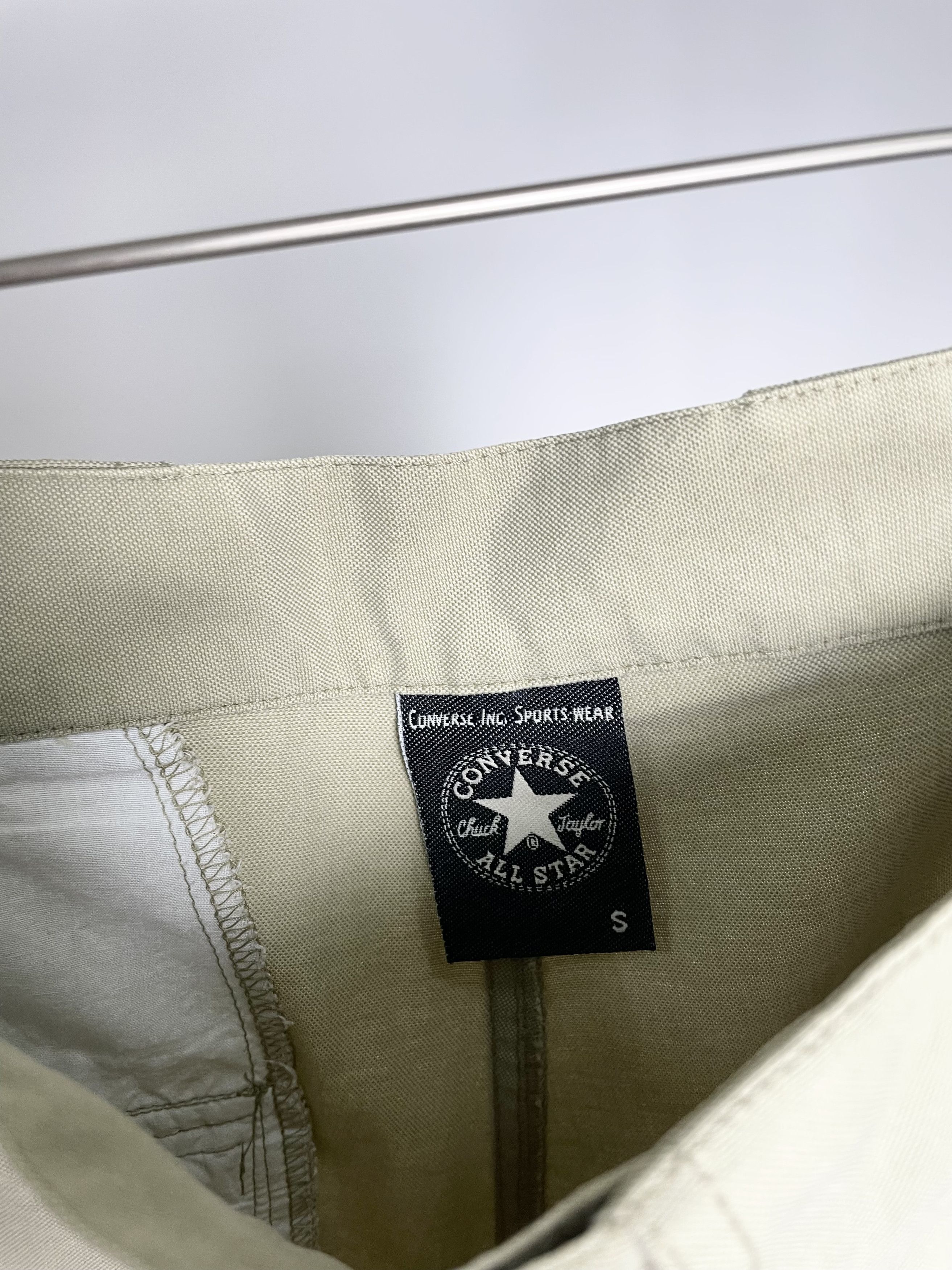 Converse Converse All Stars Vintage Beige Y2k Cargo Trail Shorts Size US 30 / EU 46 - 14 Thumbnail
