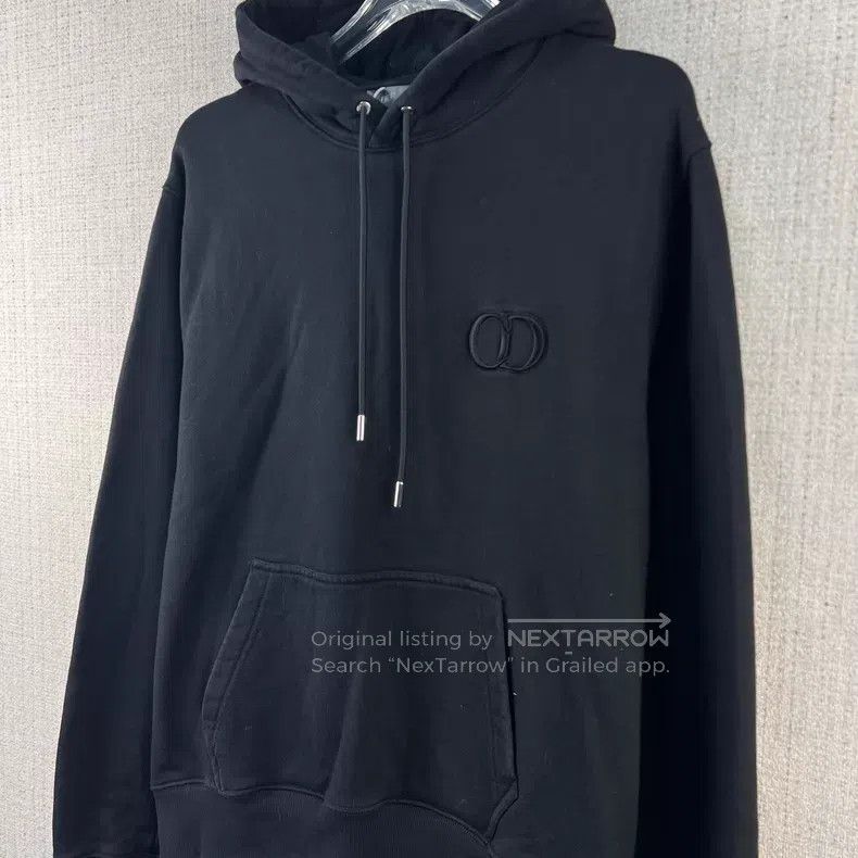 Dior Dior CD logo plain knitted hooded long-sleeved sweatshirt Size US XXL / EU 58 / 5 - 2 Thumbnail