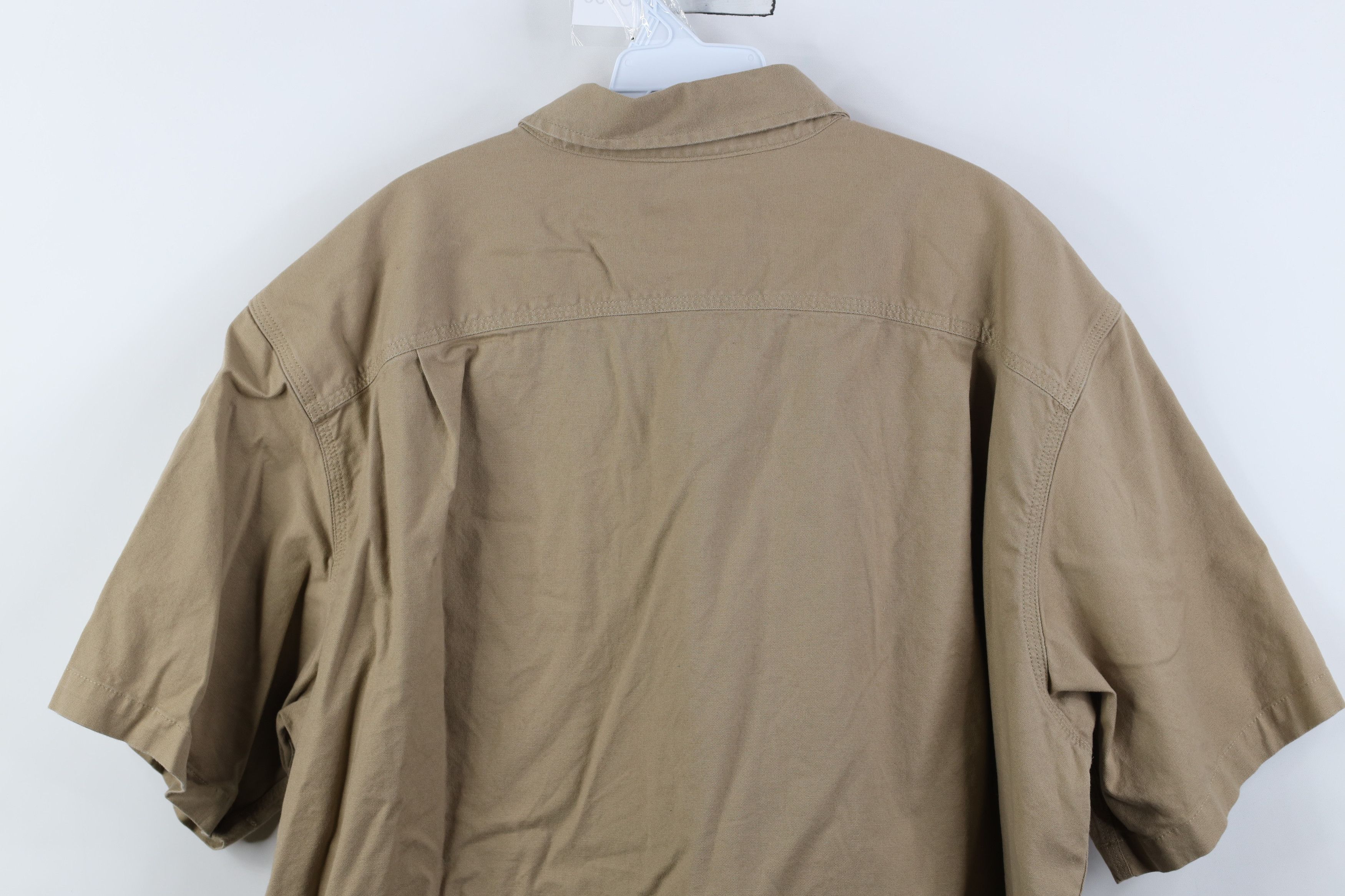 Carhartt Vintage Y2K Carhartt Heavyweight Short Sleeve Button Shirt Size US XXL / EU 58 / 5 - 11 Thumbnail