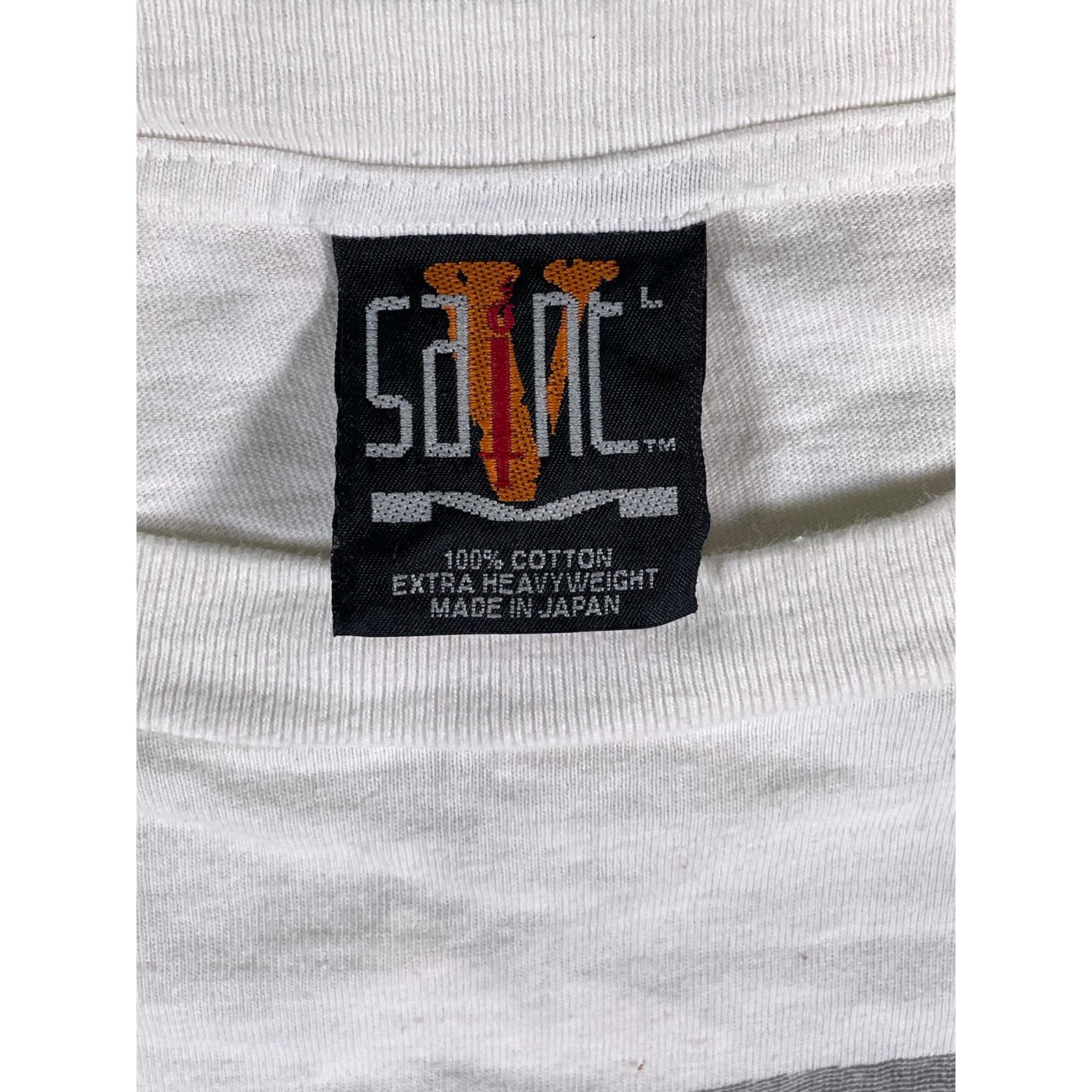 Saint Michael Saint Michael x Vlone 'RIP Jesus' White Tee Size US L / EU 52-54 / 3 - 3 Thumbnail