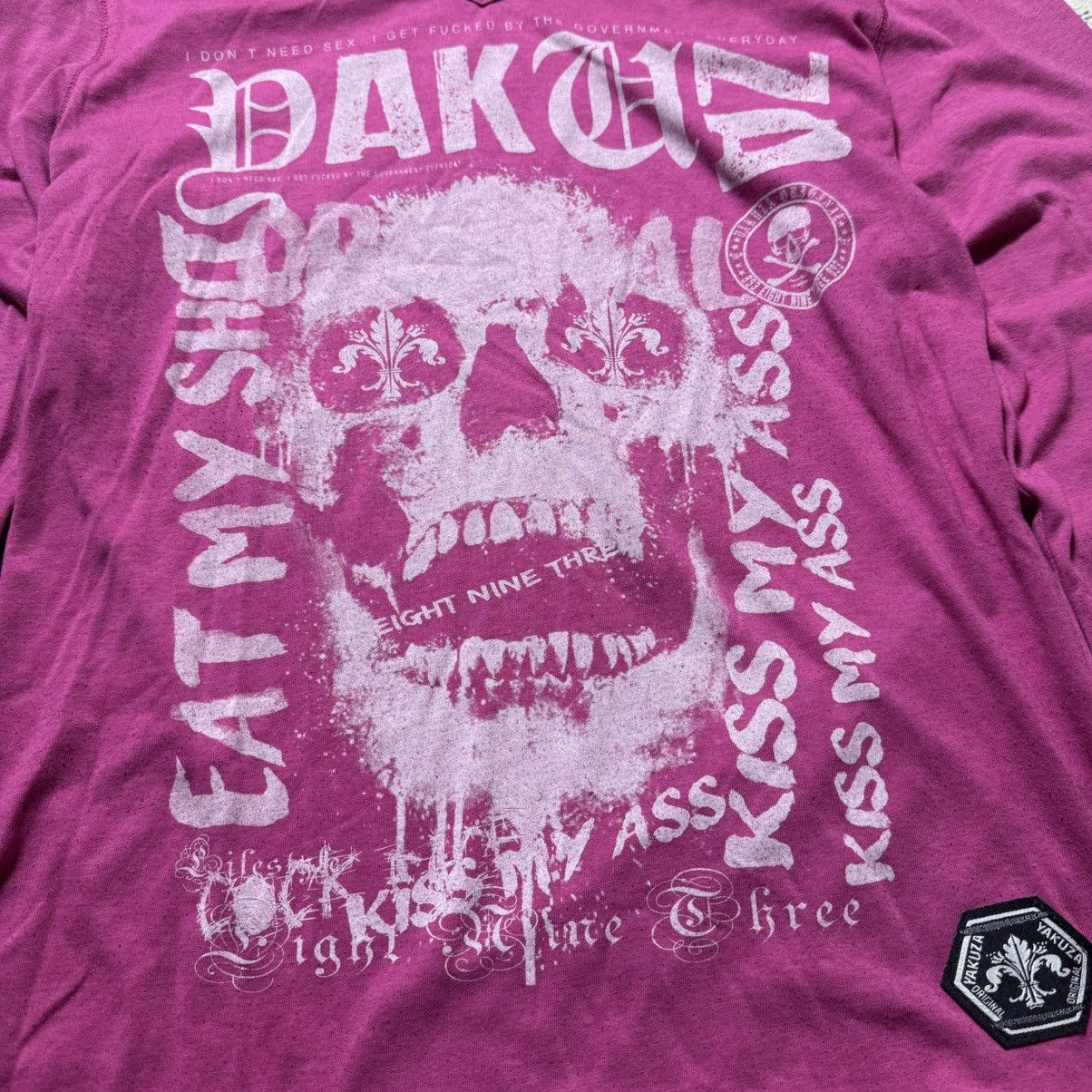 If Six Was Nine Yakuza F*ck Society Pink Hoodie – Glam Punk Grunge Energy Size M / US 6-8 / IT 42-44 - 5 Thumbnail