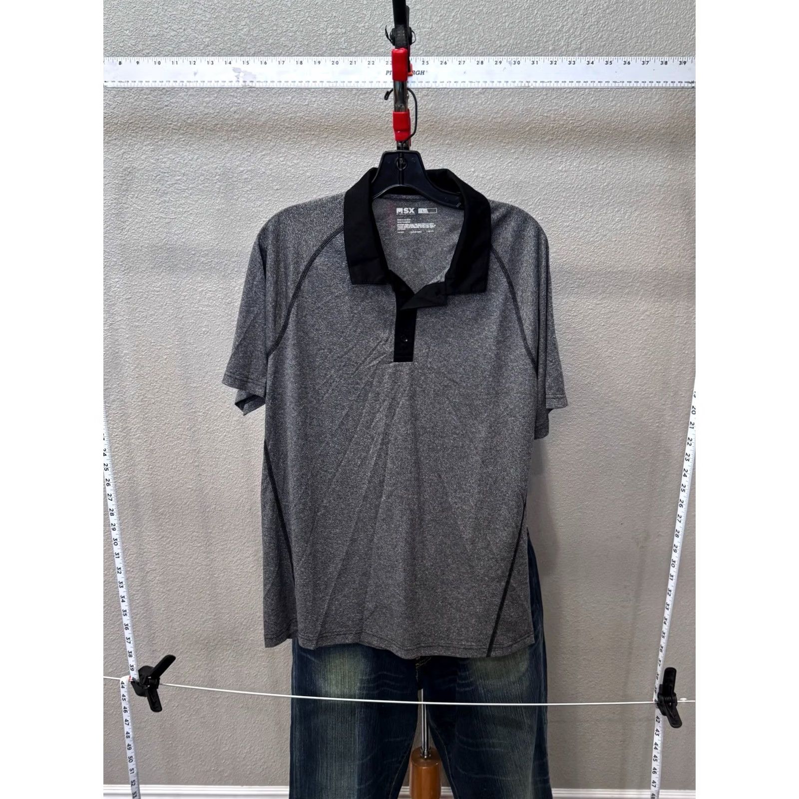 Vintage Michael Strahan Shirt Mens L Grayish POLO Size US L / EU 52-54 / 3 - 3 Thumbnail